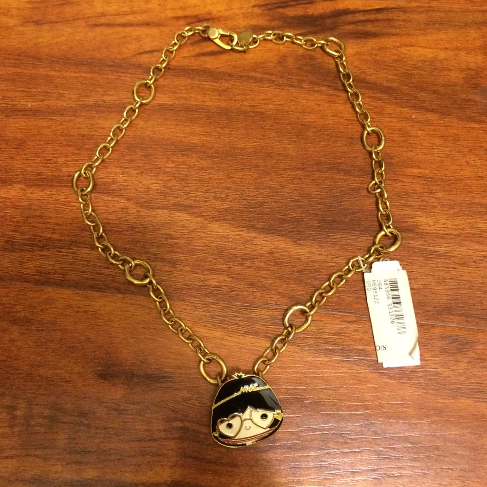 New Marc Jacobs Miss Marc Cartoon Pendant Necklace